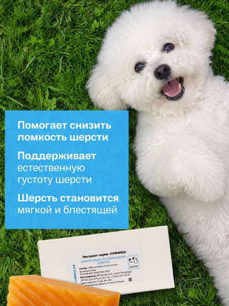 ТВЁРДОЕ МЫЛО ПРИ ВЫПАДЕНИИ ШЕРСТИ СОБАК, 80 гр
