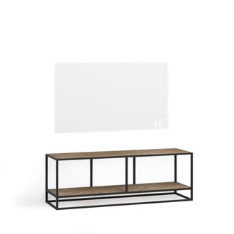 Тумба TV stand lite 2 black темный дуб