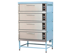 Шкаф пекарский ONEGA ШПЭНМр-4 П с парогенератором (фронт и двери из нерж. стали)