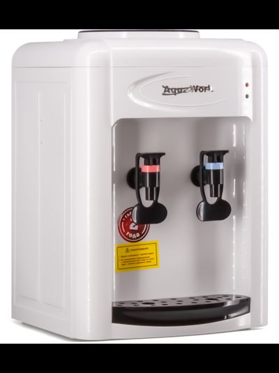 Кулер для воды Aqua Work 0.7-TDR бело-черный, с нагревом и электронным охлаждением