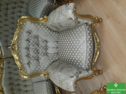 Обтяжка двух итальянских кресел
