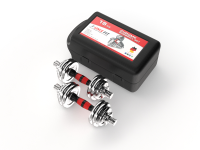 Набор гантелей UNIXFIT в кейсе 15kg купить в Воронеже