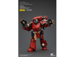 Эрелим Слез Ангела Кровавых Ангелов (Warhammer Horus Heresy) - КОЛЛЕКЦИОННАЯ ФИГУРКА 1/18 Blood Angels Angel's Tears Squad Erelim with Volkite Serpentas (JT00348) - JOYTOY