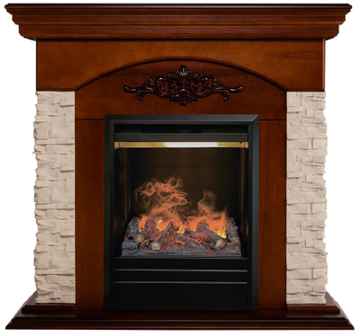 Электрокамин Neapolis NT с очагом 3D Olympic