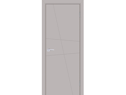 Дверь Смальта Лайн 2 агат серая эмаль