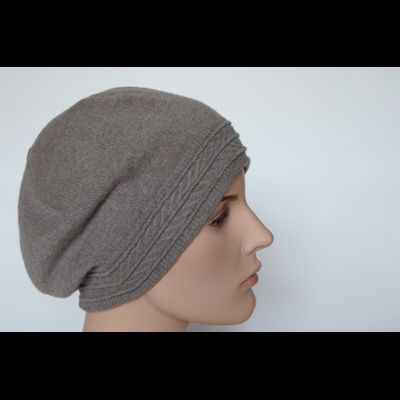 Женский берет из кашемира Loro Piana Италия Vizio 7017 ореховый