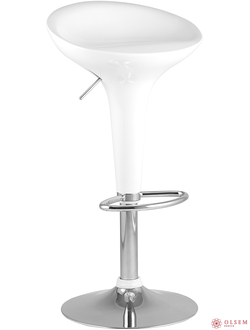 Стул барный Бомба белый