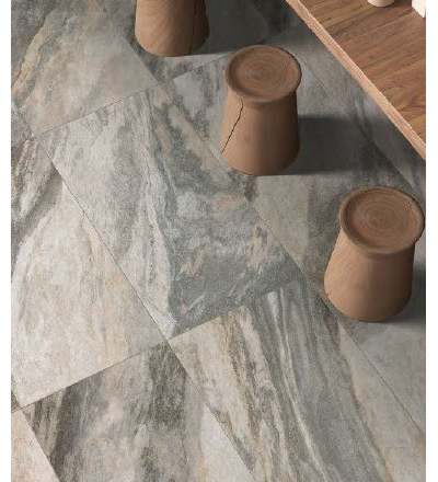 QUARSTONE, керамогранит, 60x60 см, Декор "Пэчворк" Матовый Ректификат (9мм), K951843R