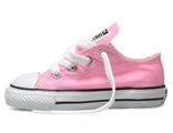 Детские кеды Converse (конверс) Chuck Taylor All Star 7J238 розовые низкие