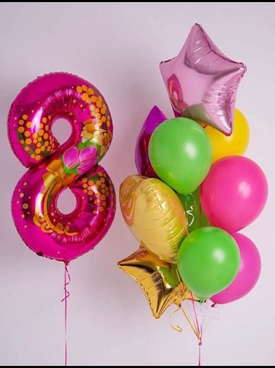 Сет "Яркая весна" (11 шариков)