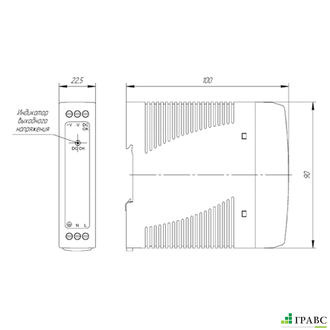 Блок питания ТЕКО БП2-10-24