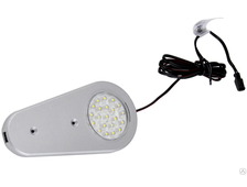 Св-к накладной FC119,LED 12V,1,8W, с ИК датчиком (для дверей), 6000К