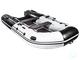 Лодка ПВХ Мастер Лодок Ривьера Максима 3600СК "Комби" Св.Серый / Чёрный