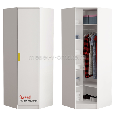 Шкаф Принт угловой