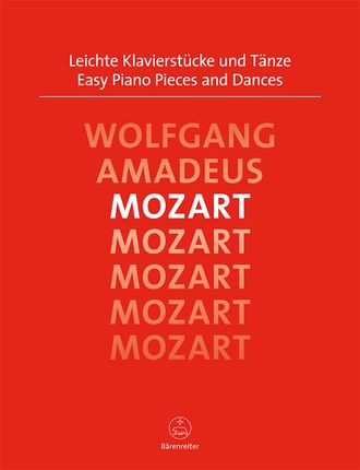 Mozart, Wolfgang Amadeus Easy Piano Pieces and Dances