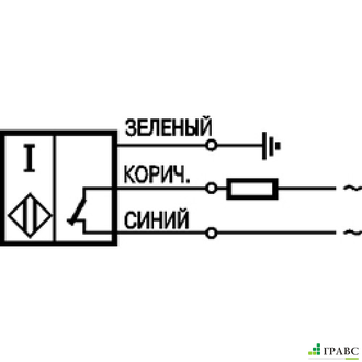Индуктивный датчик IV21B AF81A5-02G-10-L