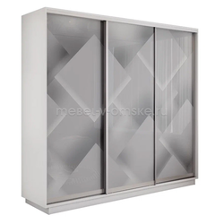 ЕН086 Шкаф-купе Трио-Фото (Квадраты) 1800*450*2200