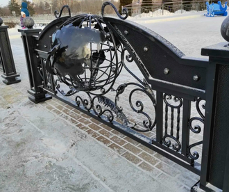 Кованый забор - Арт 06