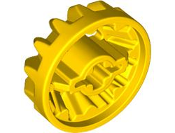 Technic, Gear 14 Tooth Bevel Thick, Yellow (69762 / 6391161)