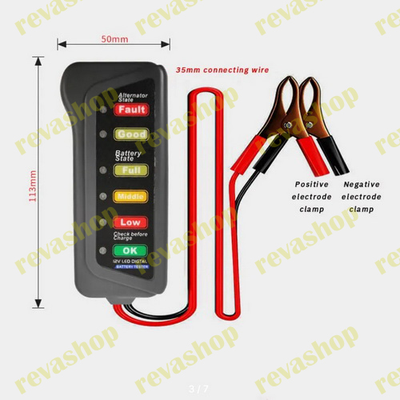 revashop аккумуляторные батареи-тестирование аккумуляторов-тестер батареи-проверка аккумулятора-тест