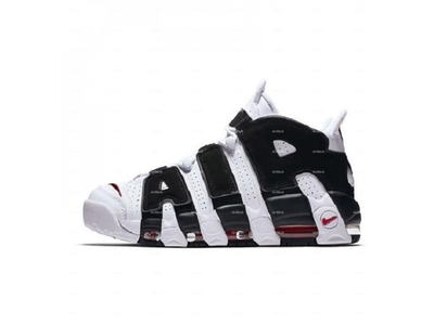 Nike Air More Uptempo 96 (белые с черным)