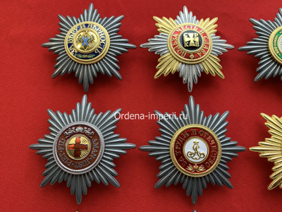 Коллекция звезд орденов Российской Империи, 9 штук без повторов!" Копии LUX!