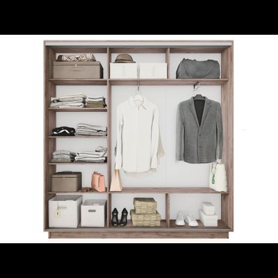 Шкаф-купе Трио-Фото (Абстракция серая) 1800*450*2200