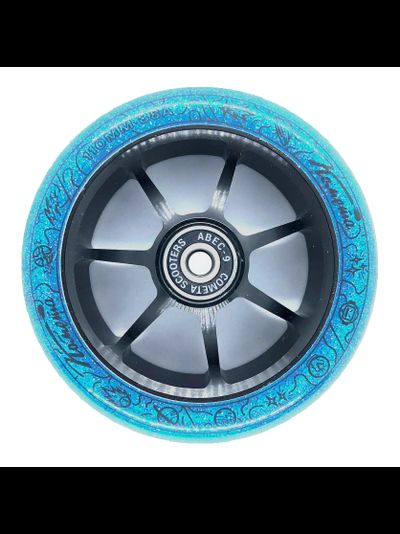 Колесо д/сам. Комета Старт Синий с блёстками / Черный