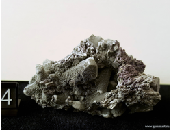 Натролит, друза кристаллов. Кольский п-ов. Россия.  68*46*41мм