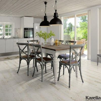 Паркетная доска Karelia Дуб Shoreline White 3S купить в интернет-магазине karelia-floor.ru