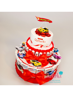 Торт из сладостей № 45