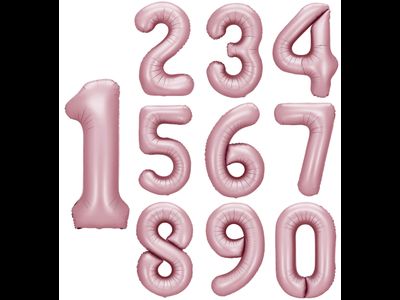 Цифра винтажная роза, 80см, 1шт