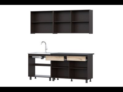 Кухня Симпл Берген (2,0) дуб делано/венге