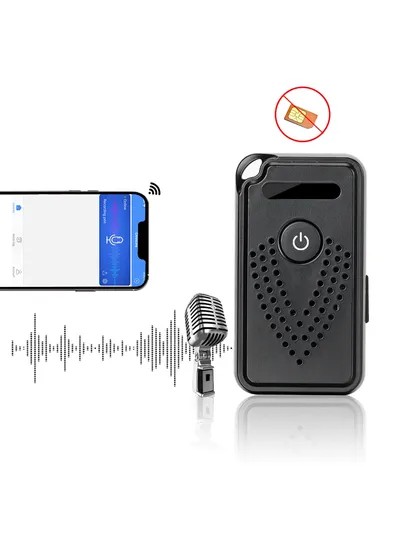 DE/AR1 Wi-Fi аудио диктофон, встроенный регистратор, доступ с мобильного (CamSC Pro), Непрерывная запись - режим - 6-7 часов. Режим А - 14 дней, Режим В до 20 дней.