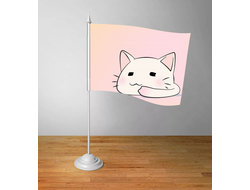 Флажок настольный Котики №2