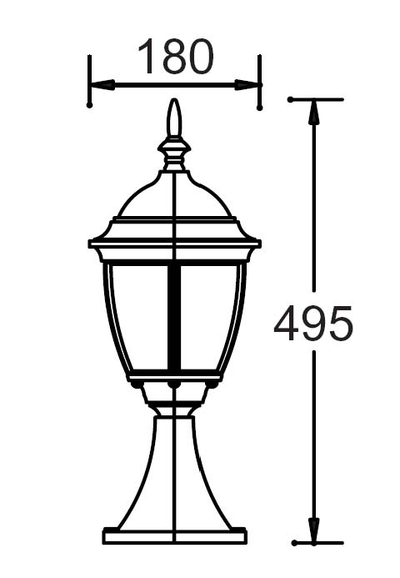 Ландшафтные светильники Arsenal  S bg