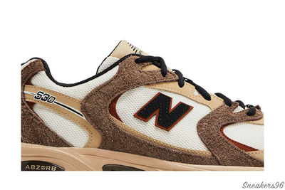 New Balance 530 Dark Mushroom Lncense/Бежевые Мужские (41-45)