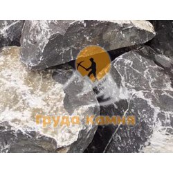 Черный мрамор, фракция 100-150 мм