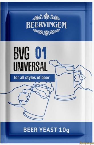 Дрожжи Beervingem Universal BVG-01, 10 г