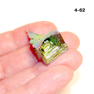 Висмут выращенный (кристалл) №4-62: 9,4г - 29*15*11мм