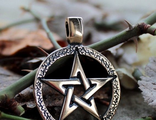 Пентаграмма, бронза 32*40мм D-32мм