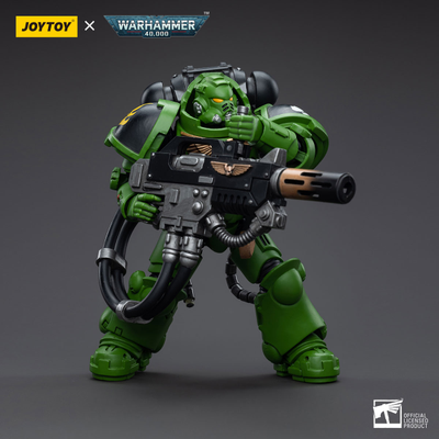 Эрадикатор Саламандр (Warhammer 40k) - КОЛЛЕКЦИОННАЯ ФИГУРКА 1/18 Salamanders Eradicators Brother T'Kren (JT5260) - JOYTOY