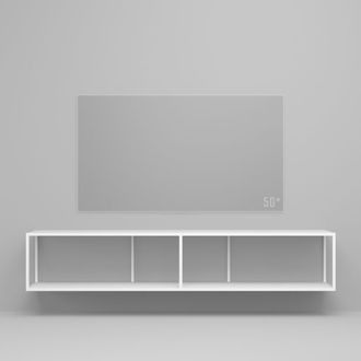 Тумба TV stand 160 lite white белый дуб матовый лак подвесной