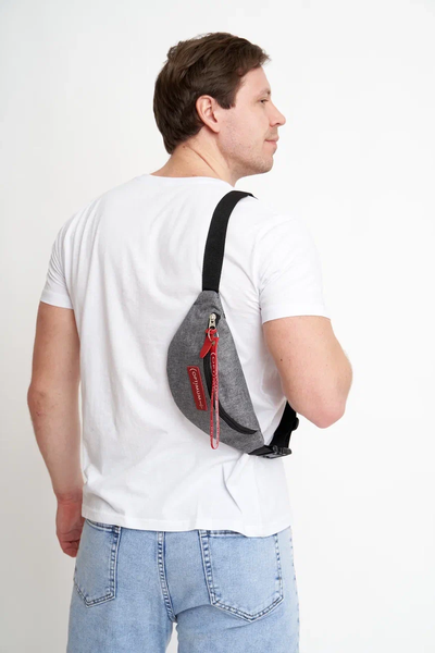 Сумка на пояс Optimum Mini RL, серая