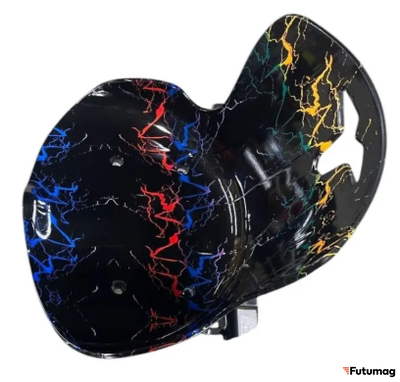 Электроскутер Дрифт Карт KUGOO KIRIN разноцветная молния