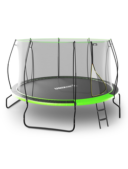 Батут UNIX Line 12 ft UFO Green