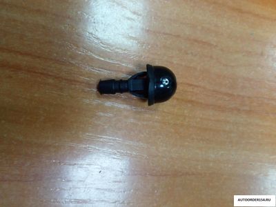 Жиклер омывателя лобового стекла круглая 1 глазок на фиксаторе