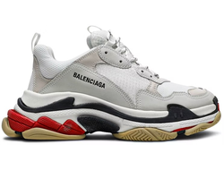 Balenciaga Triple S Trainer White Black Red