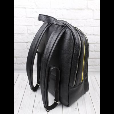 Кожаный рюкзак Mantovano black (арт. 3109-01)