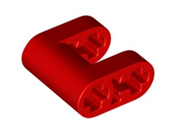 Technic, Liftarm, Modified Fork 2 x 2 with Axle Holes, Red (72008 / 6359066)